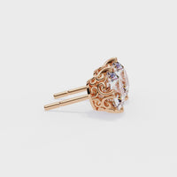 IGI 2.50ct Lab-Grown Diamond Classical Solitaire Earrings