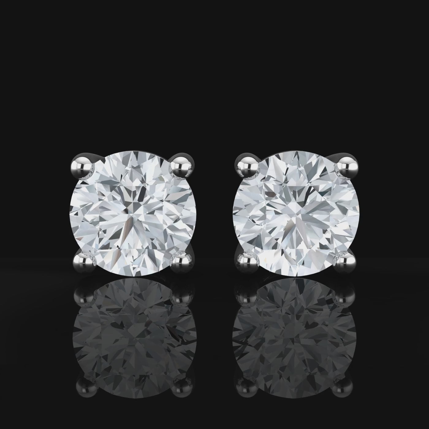 1.00ct Lab Grown Diamond Stud Earring