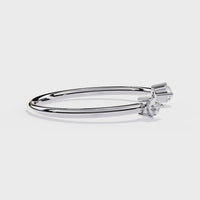 Open Band Lab Grown Diamond Ring