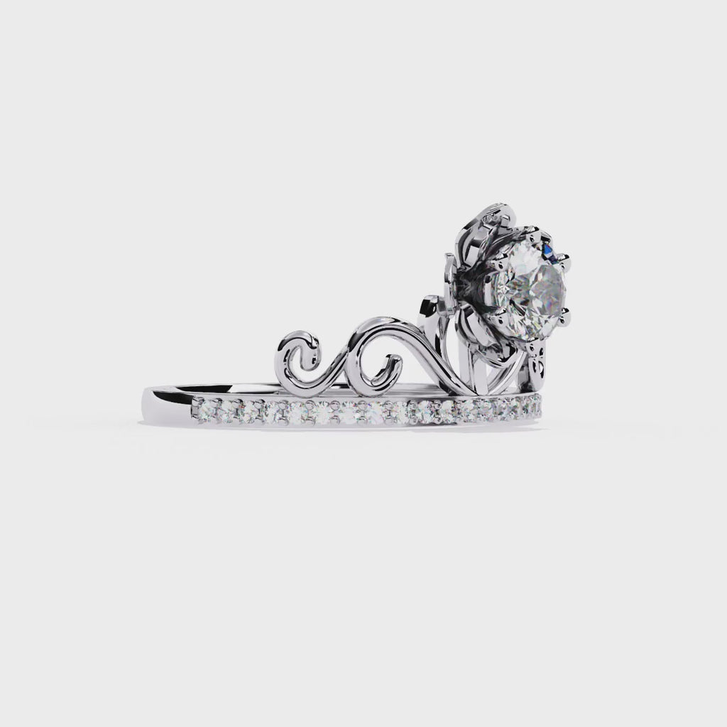 Regal Tiara Lab Grown Diamond Ring