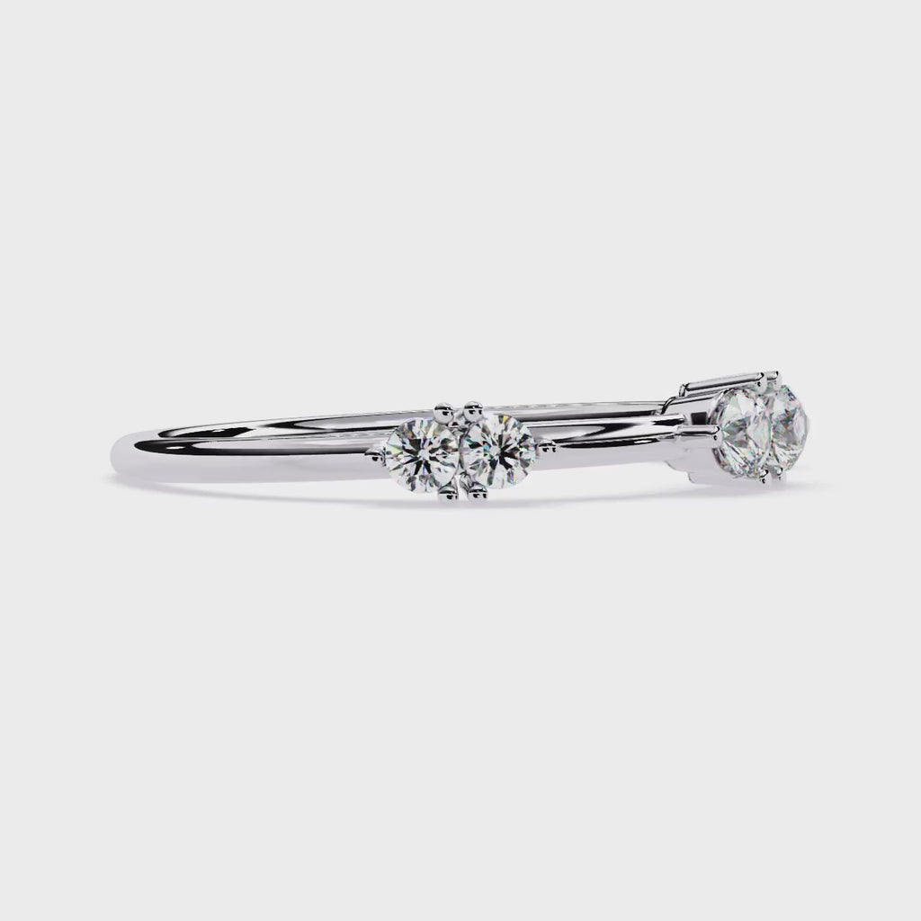 Dual Halo & Baguette Lab Grown Diamond Ring