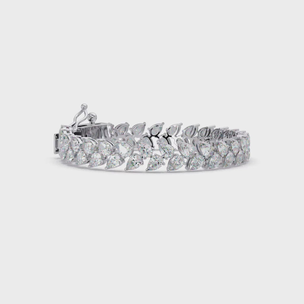 Brazalete elegante de diamantes de 1,25 quilates (copia)