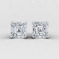 Aros de platino con diamantes cultivados en laboratorio (1-2 ct)