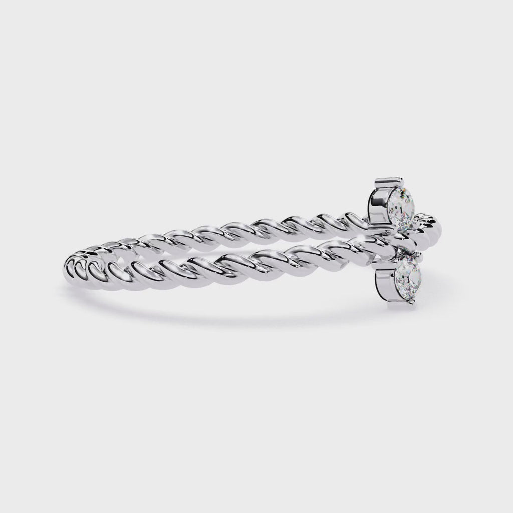 Double Round Lab Grown Diamond Ring