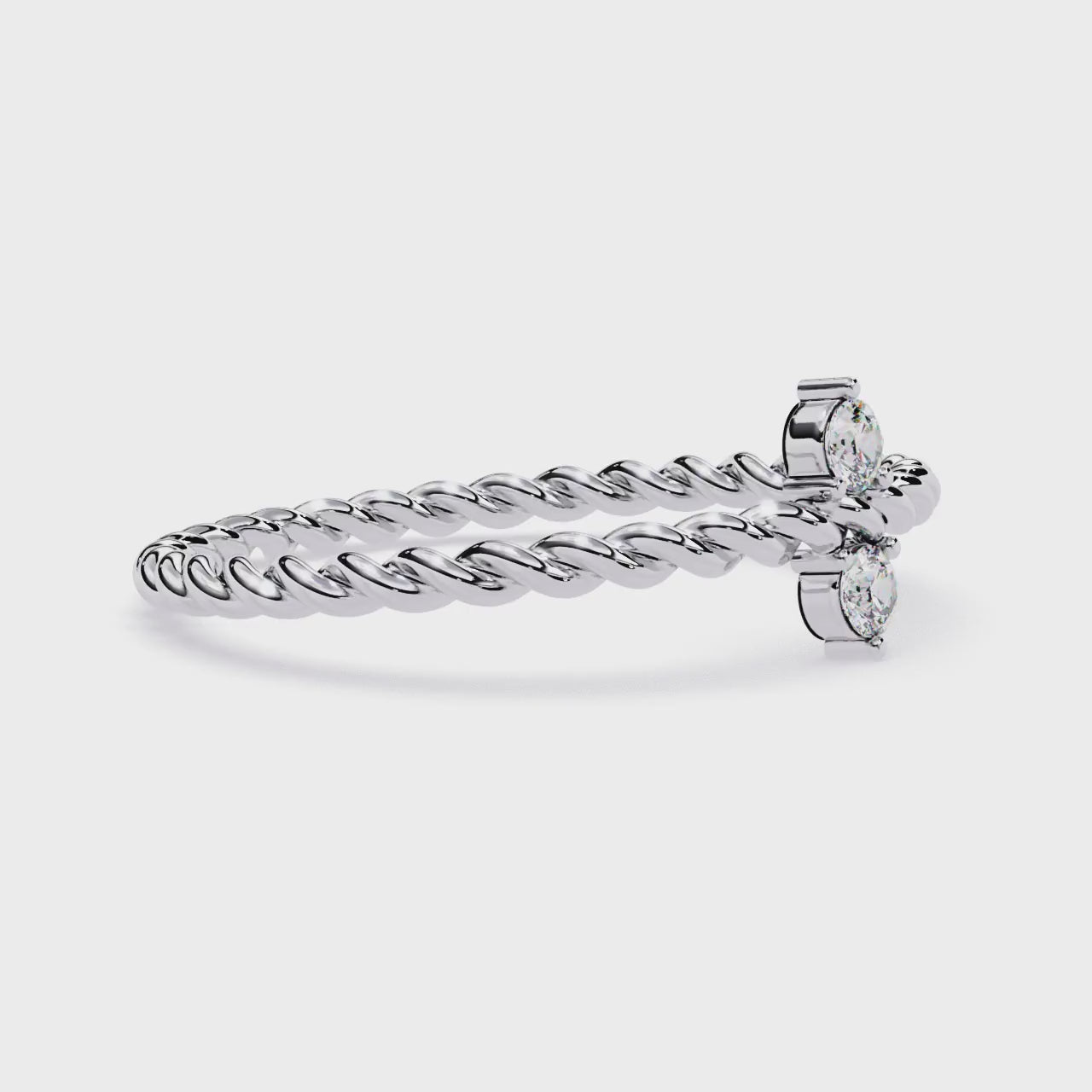 Double Round Lab Grown Diamond Ring