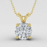 Lab Grown Diamond Solitaire Pendant