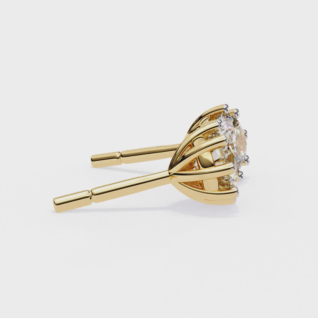 IGI 2.50ct Lab Grown Diamond Gemma Solis Earrings