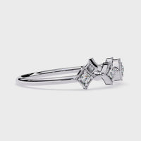 Geometric Lab Grown Diamond Band