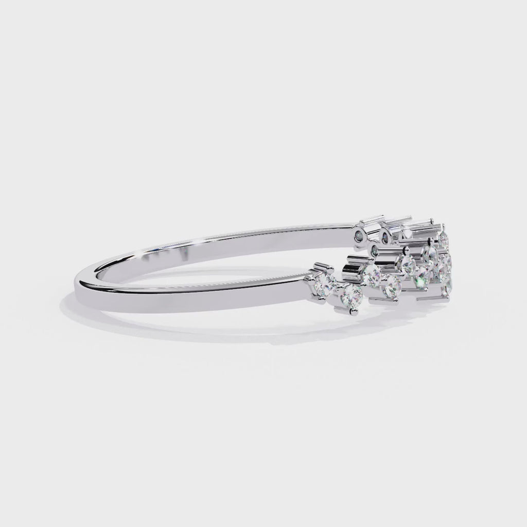 Lab Grown Diamond Crown Ring