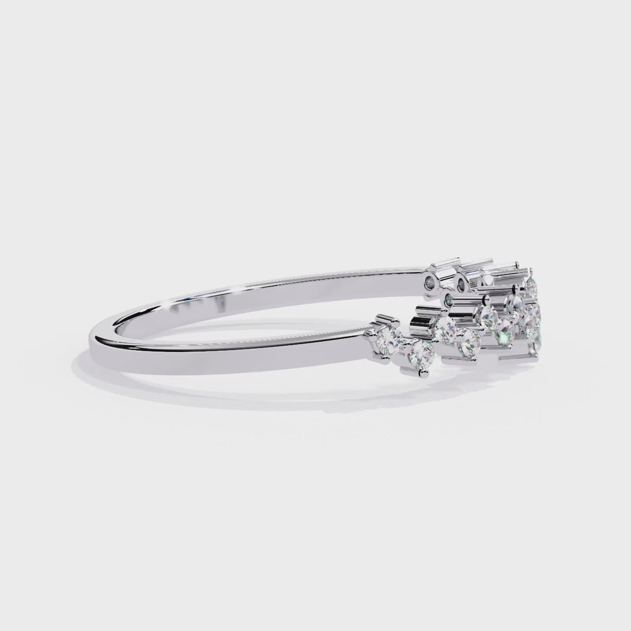 Lab Grown Diamond Crown Ring