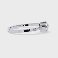 Pear Lab Grown Diamond Ring