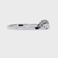 Marquise & Round Lab Grown Diamond Ring