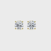 Pendientes con diamantes cultivados en laboratorio de 1,00 ct