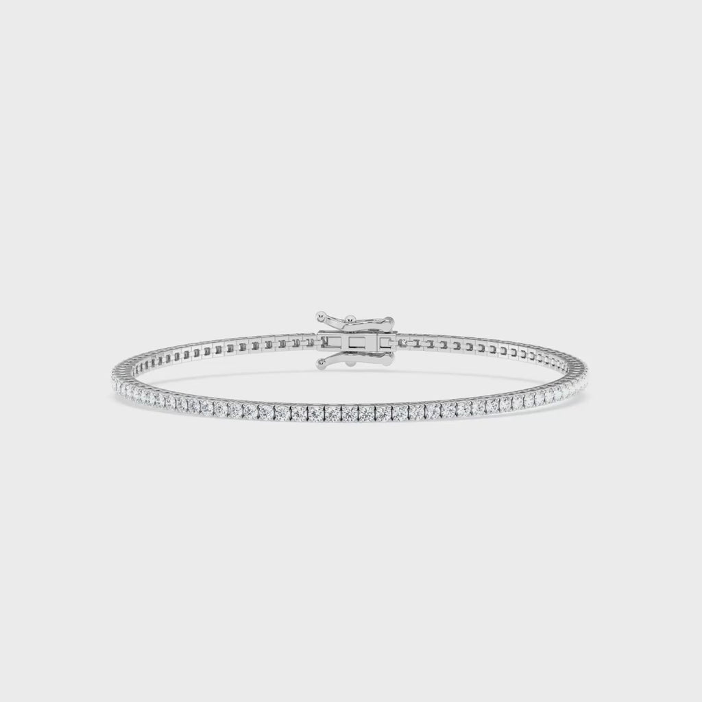 Lab Grown Diamond Tennis Bracelet