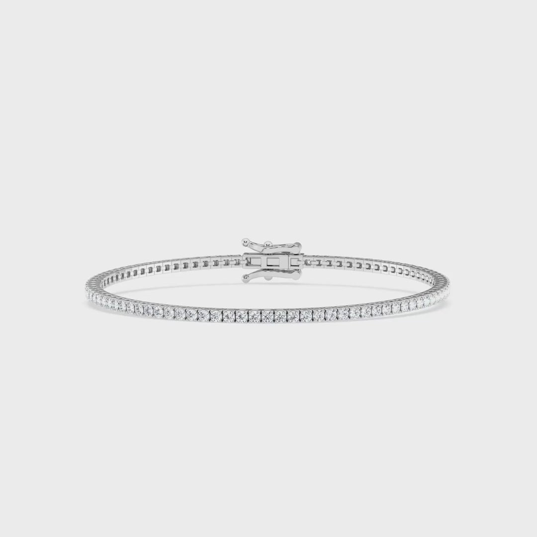 Lab Grown Diamond Tennis Bracelet