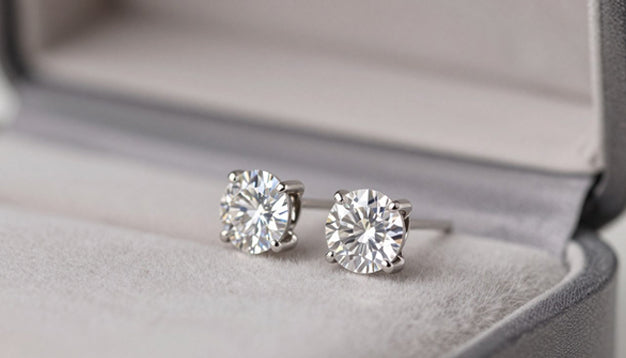 1/2 Carat Diamond Earrings
