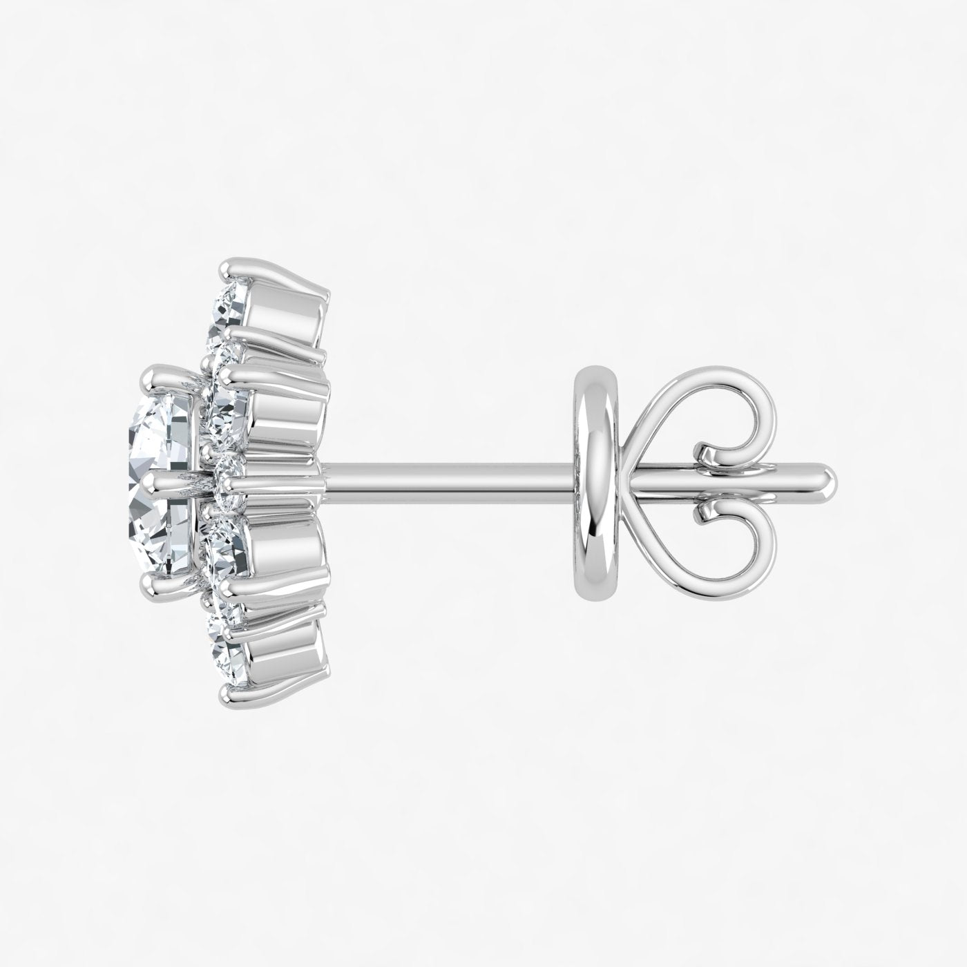 Lab Grown Diamond Snow Flake Earrings (0.75ct-1ct)