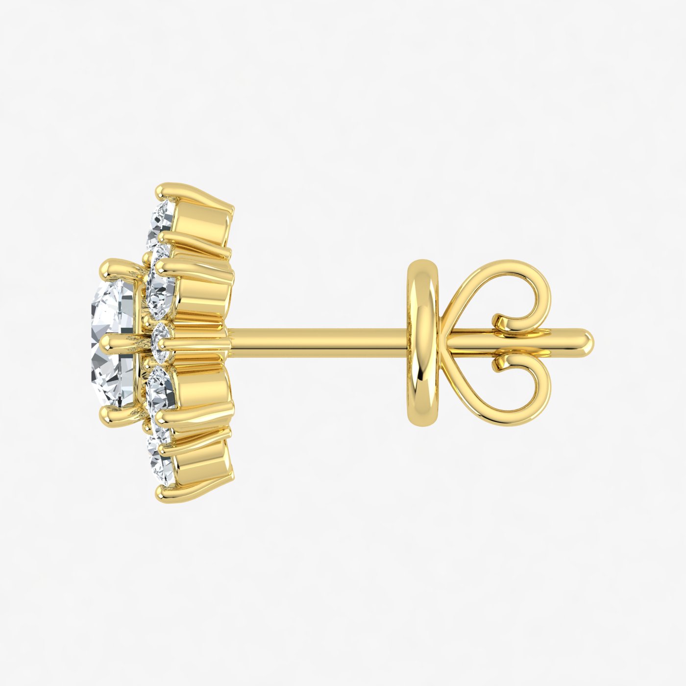 Lab Grown Diamond Snow Flake Earrings (0.75ct-1ct)