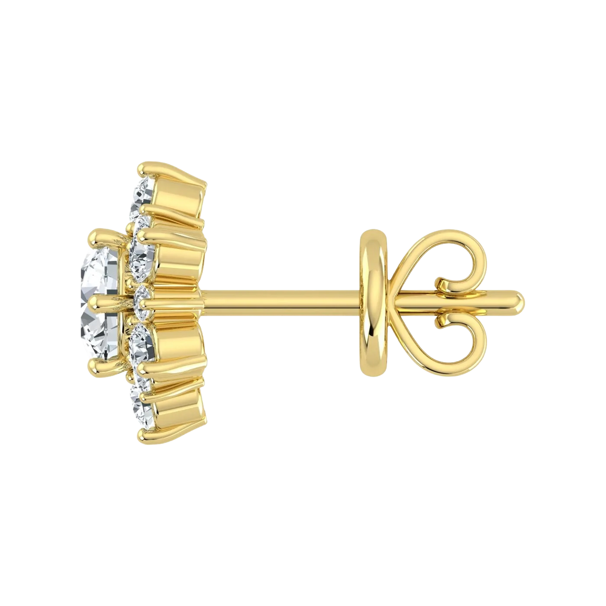 Lab Grown Diamond Snow Flake Earrings (0.75ct-1ct)