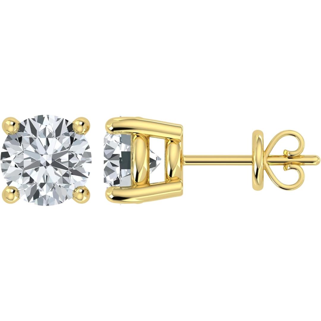 Aros con diamantes cultivados en laboratorio (4 y 5 ct)