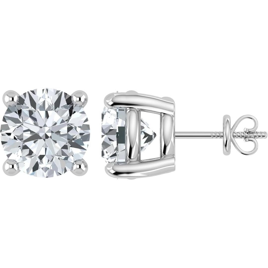 Aros con diamantes cultivados en laboratorio (4 y 5 ct)