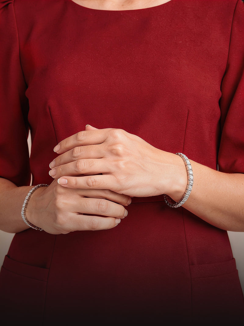 Lab Grown Diamond Tennis Bracelet