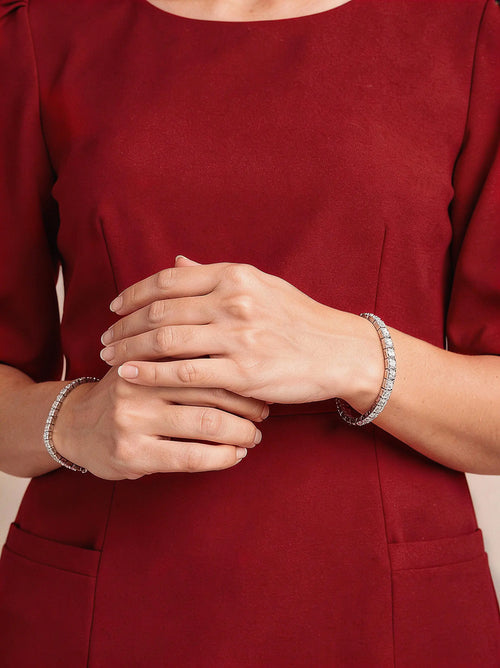 Lab Grown Diamond Tennis Bracelet