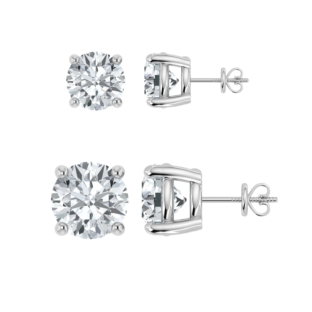 Lab Grown Diamond Stud Earring (Pack of 2 Pairs)