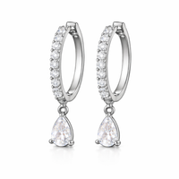 Lab Grown Diamond Drop Earrings in 14K Gold – IGI Certified