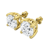 IGI Lab-Grown Diamond Stud Earrings (0.50ct - 10ct) Screw Back